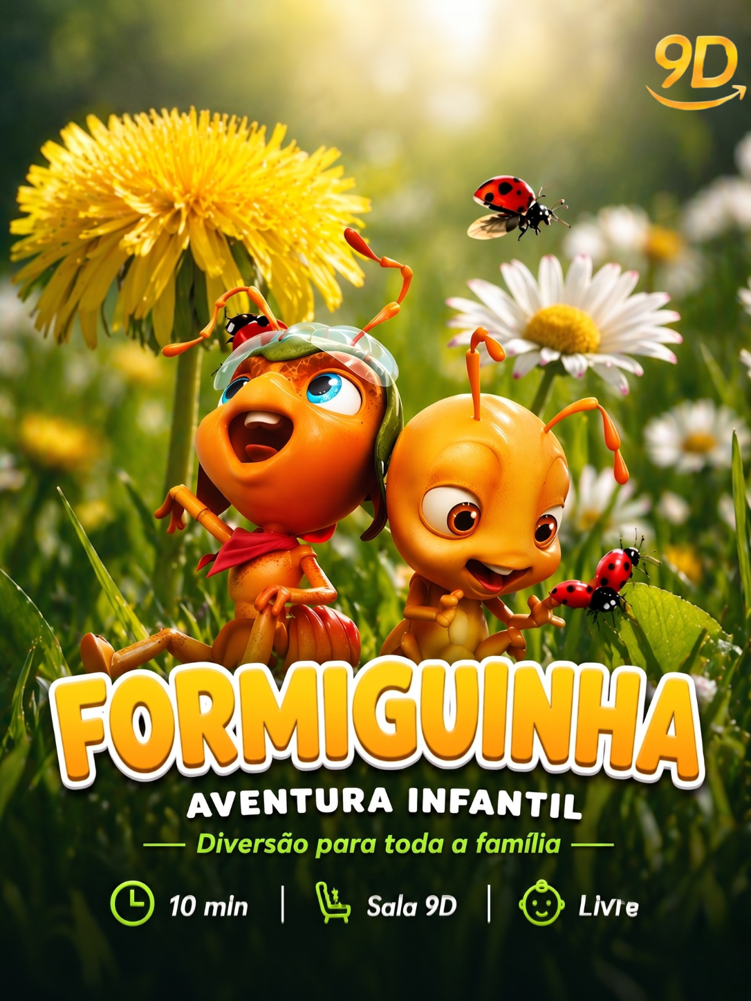 Formiguinha – Aventura Infantil 9D